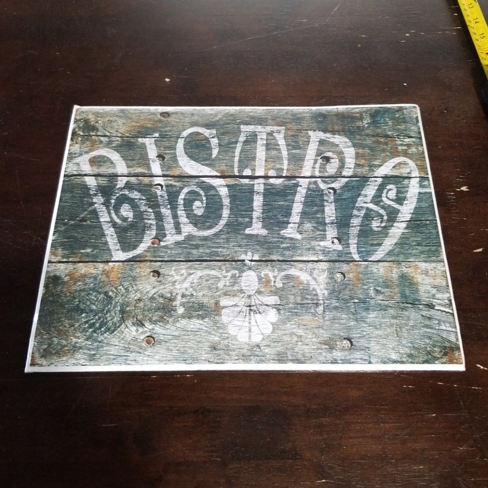 Bistro print ready for frame